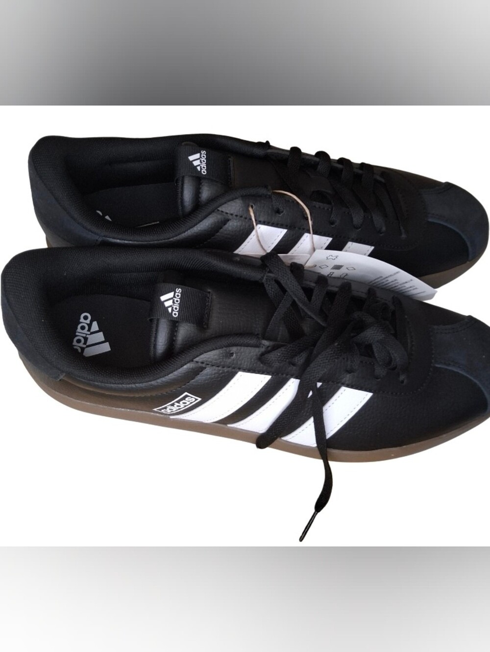 adidas Black & White Low-Top Casual Sneakers